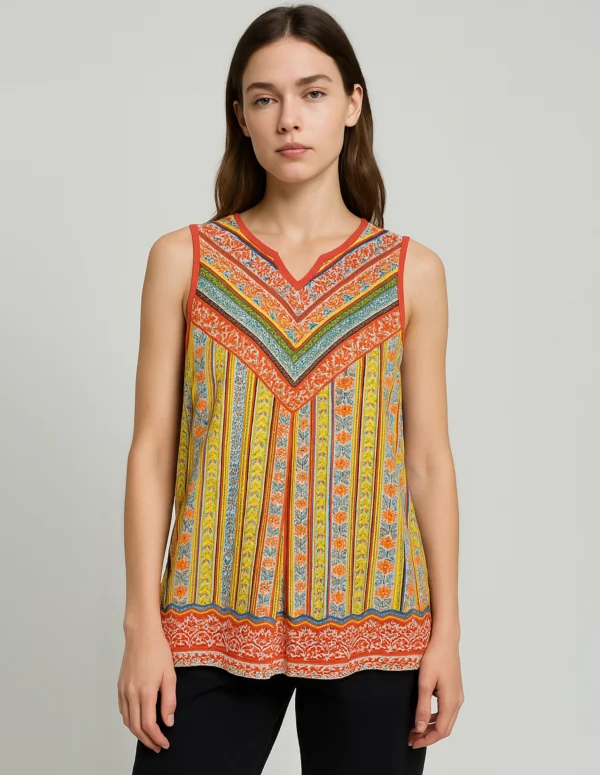 Sleeveless Tunic Top